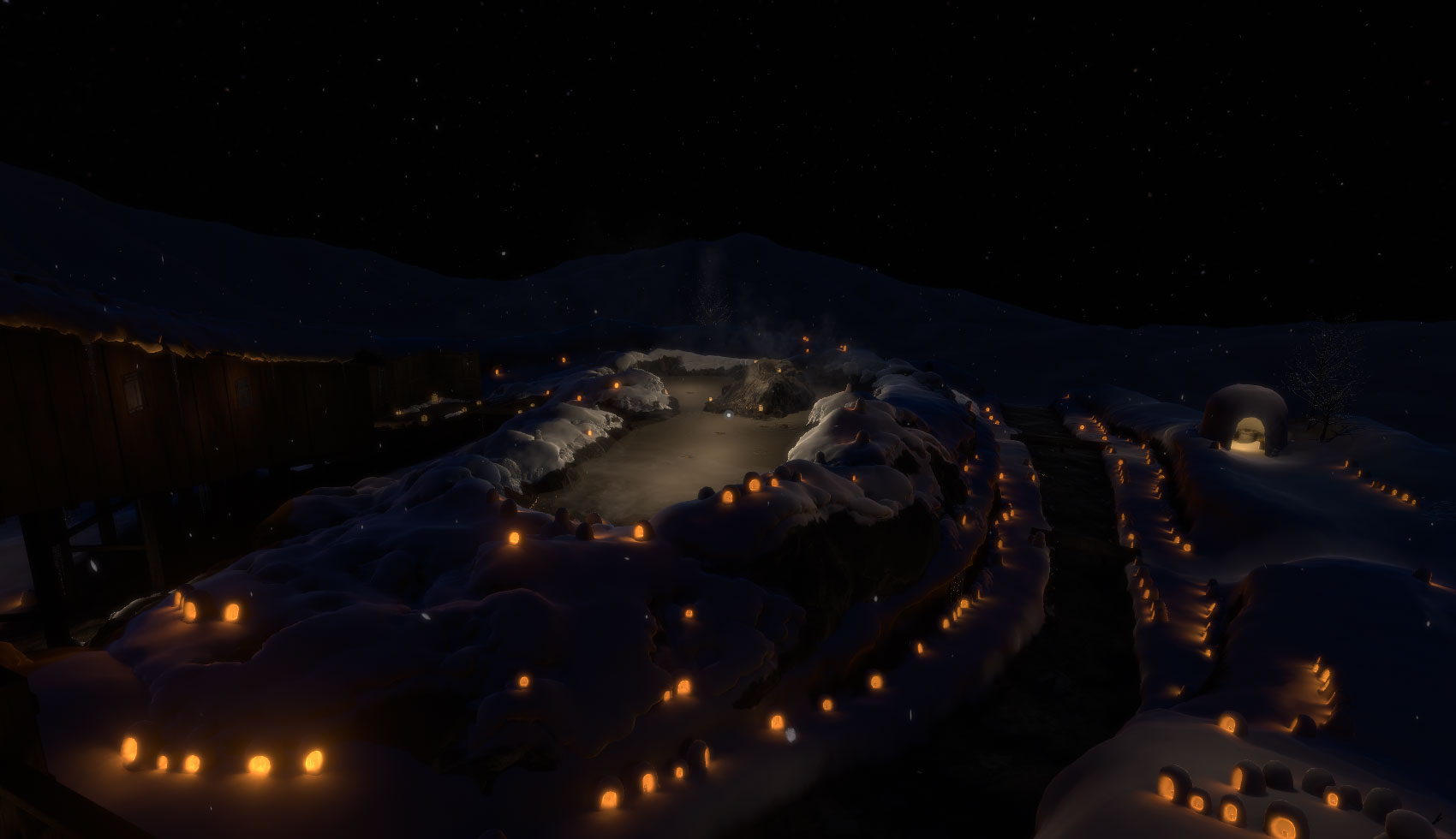 雪と温泉と Snow & Onsen