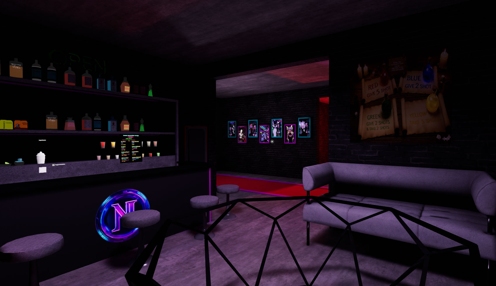 Neon’s Night Club - мир VRChat