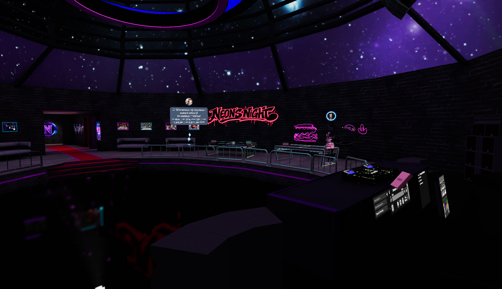 Neon’s Night Club - мир VRChat